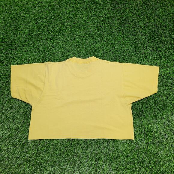 Vintage 80s Hoosier Millionaire Crop Shirt Womens M 19x15 Lottery Game-Show - Picture 2 of 14